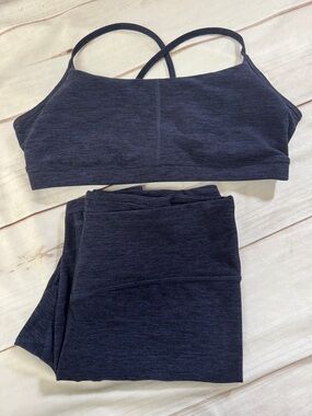 Fabletics Heatherflex Leggings + Lounge bra